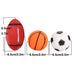 Durable Non-toxic Squeaker Dog Chew Football Basketball