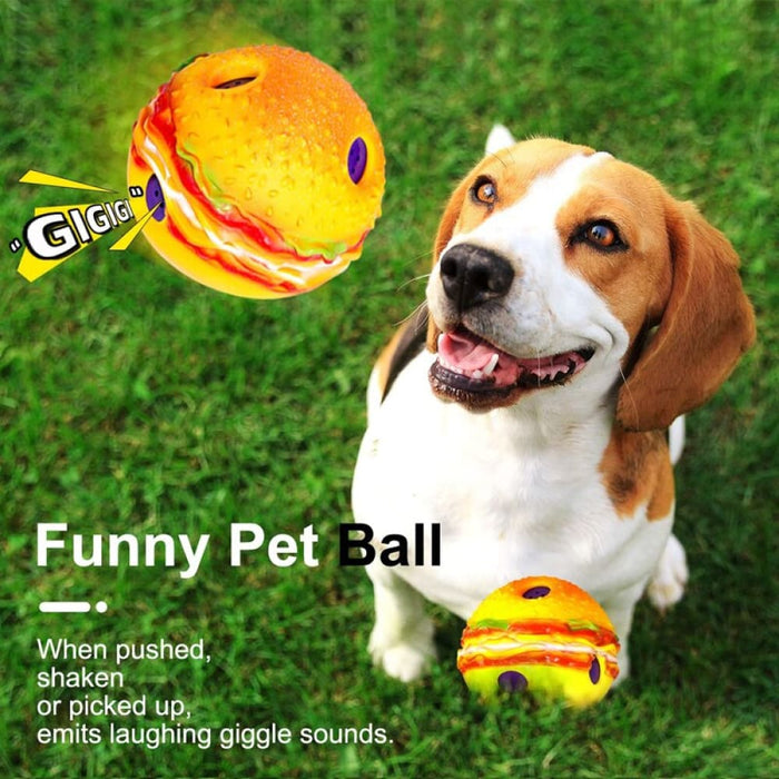 Durable Non-toxic Teeth Cleaning Sound Ball Toy For Large