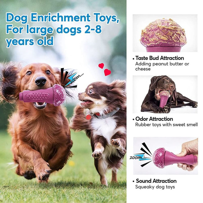 Durable Non-toxic Teeth Cleaning Treat Dispensing Dog Toy