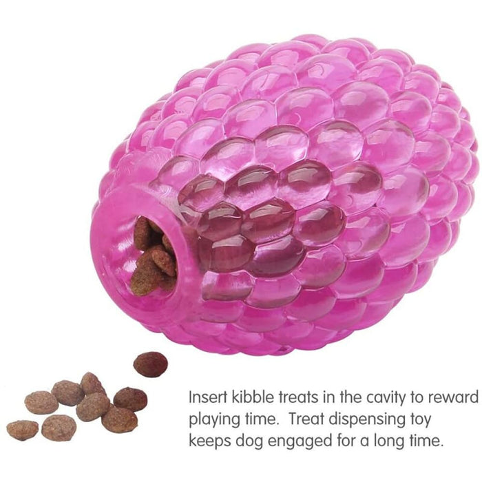 Durable Treat Dispensing Bouncy Pet Chew Ball