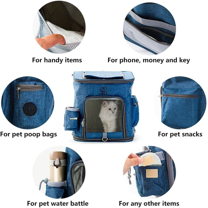 Durable Ventilated Comfortable Shoulder Strap Dog Carrier