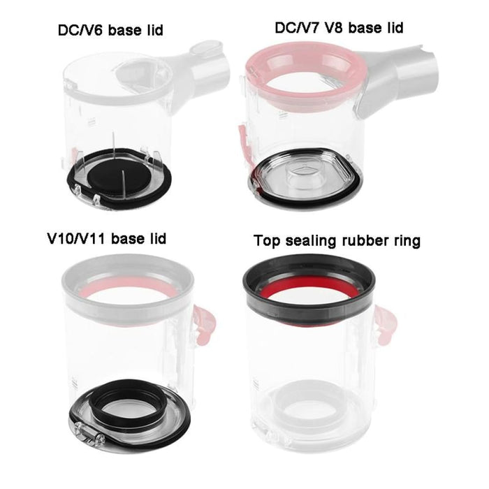 For Dyson V7 V8 Dust Bin Base Lid Vacuum Cleaner