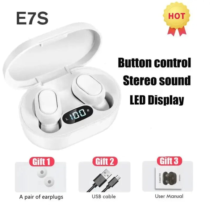 E7s Tws Wireless Headphones Bluetooth Earphones For Sports