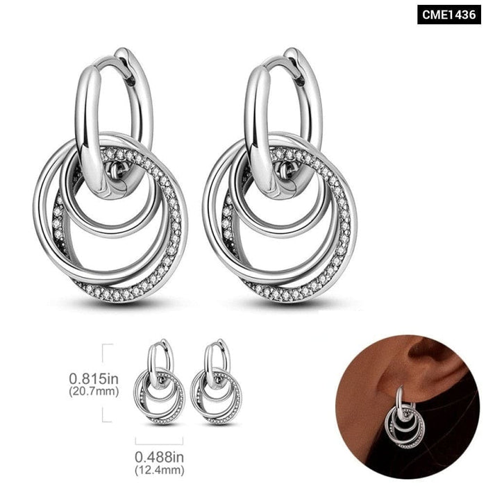 Earrings For Women 925 Sterling Silver Original Charm