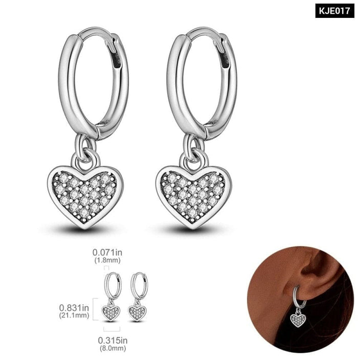 Earrings For Women 925 Sterling Silver Original Charm