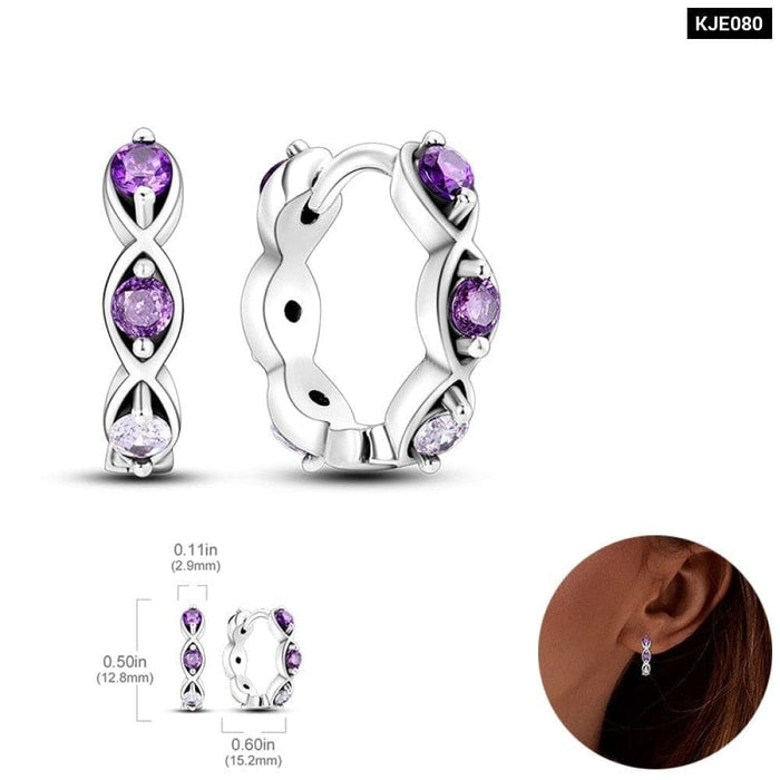 Earrings For Women 925 Sterling Silver Original Charm