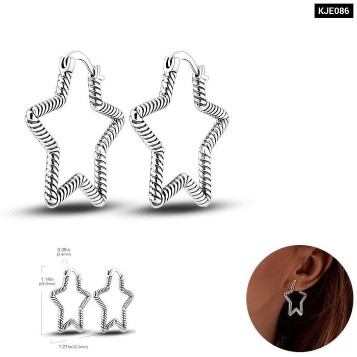 Earrings For Women 925 Sterling Silver Original Charm