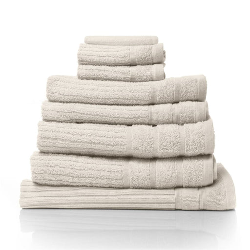 Eden Egyptian Cotton 600gsm 8 Piece Luxury Bath Towels Set