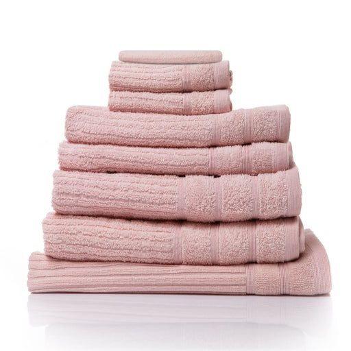 Eden Egyptian Cotton 600gsm 8 Piece Luxury Bath Towels Set