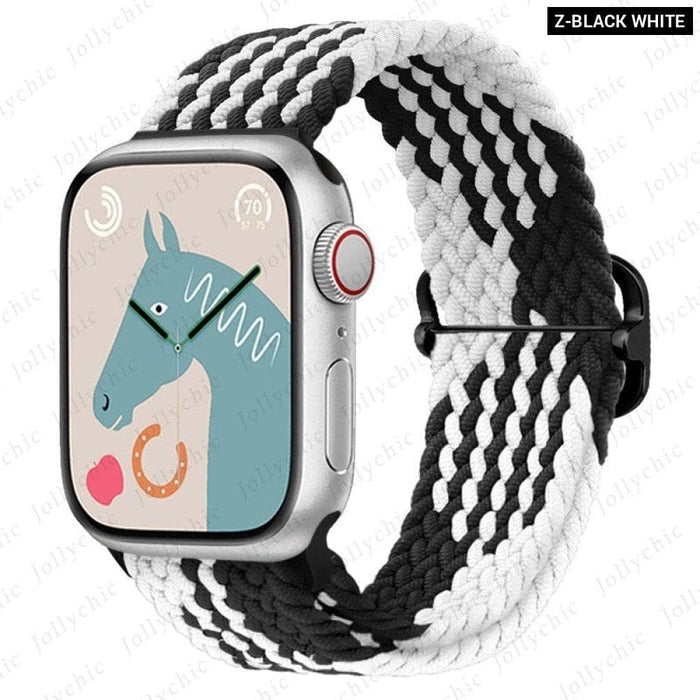 Elastic Braided Loop Strap For Apple Iwatch