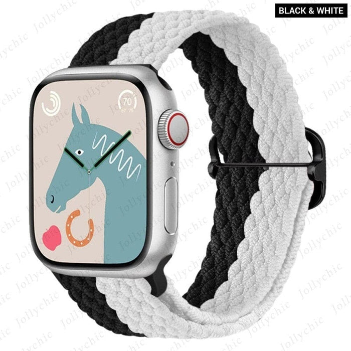 Elastic Braided Loop Strap For Apple Iwatch