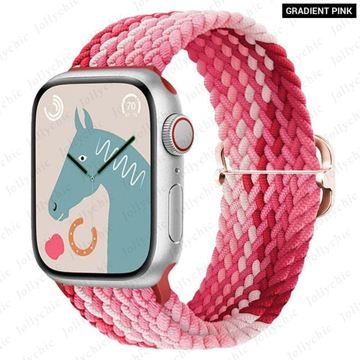 Elastic Braided Loop Strap For Apple Iwatch