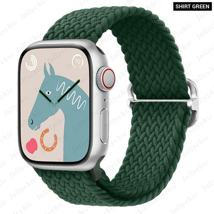 Elastic Braided Loop Strap For Apple Iwatch