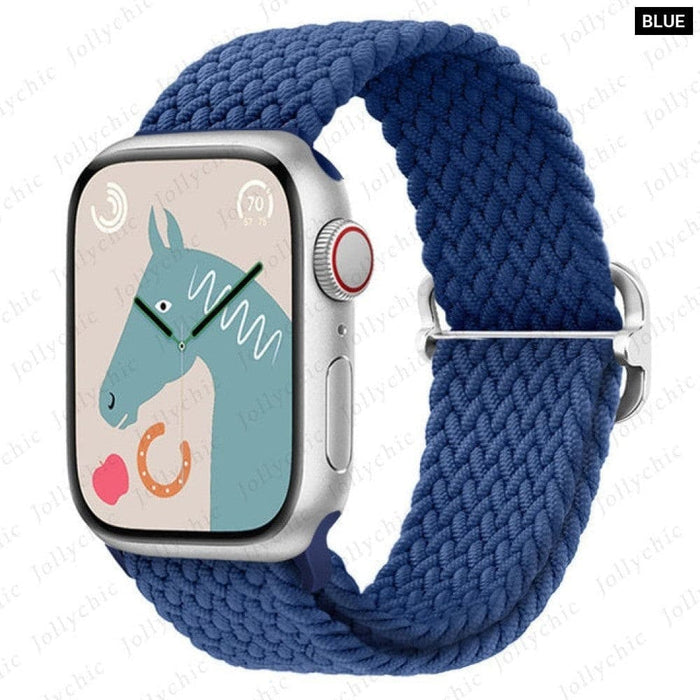 Elastic Braided Loop Strap For Apple Iwatch