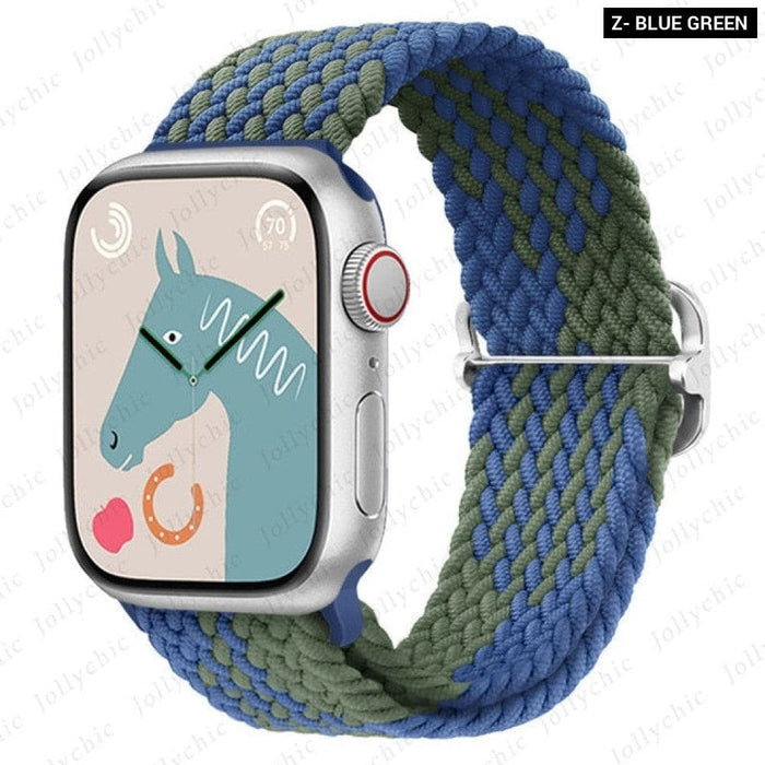 Elastic Braided Loop Strap For Apple Iwatch