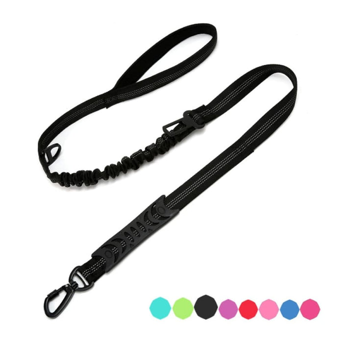 Elastic Buffer Reflective Car Seat Belt Dog Leash