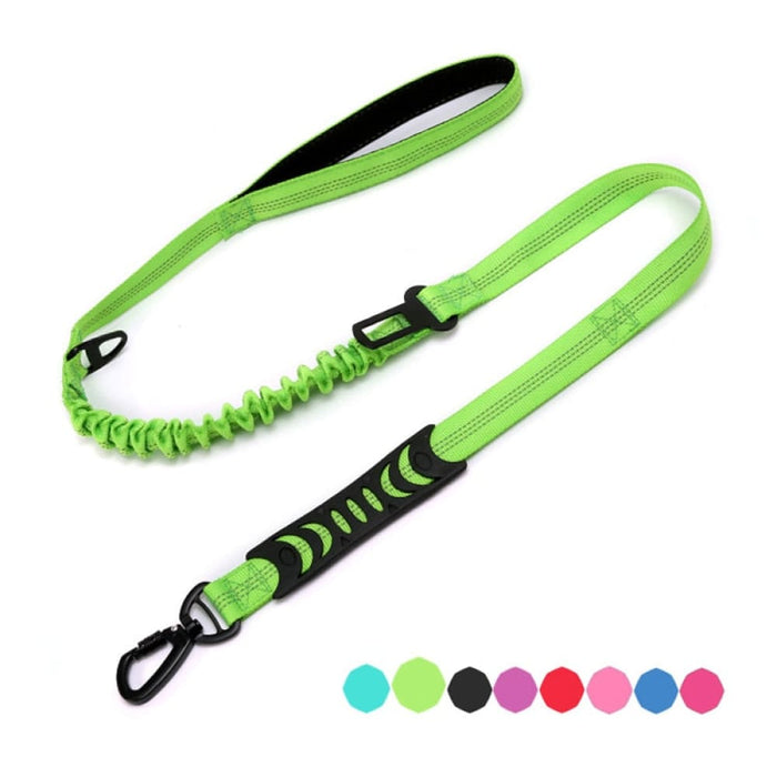 Elastic Buffer Reflective Car Seat Belt Dog Leash