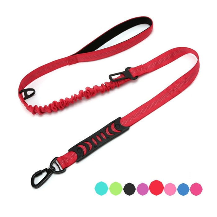 Elastic Buffer Reflective Car Seat Belt Dog Leash