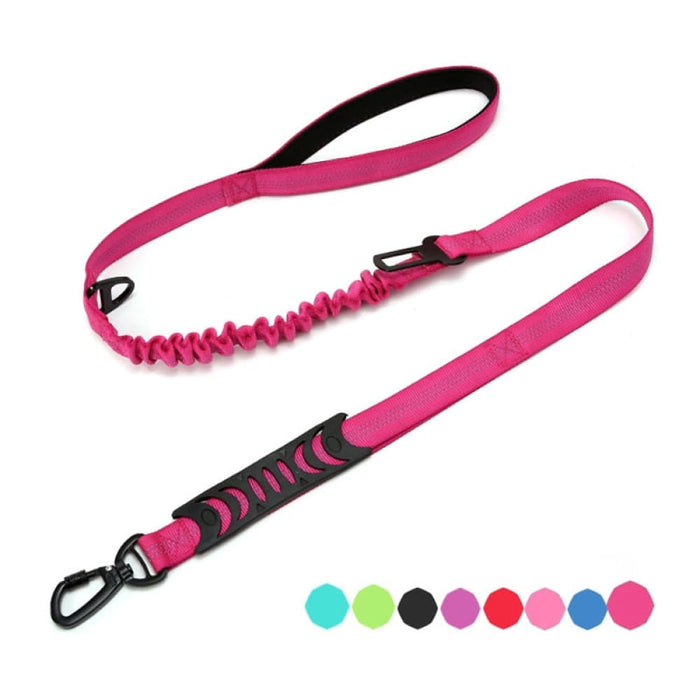 Elastic Buffer Reflective Car Seat Belt Dog Leash