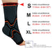 Elastic Knitted Ankle Brace Sleeves For Cycling Yoga