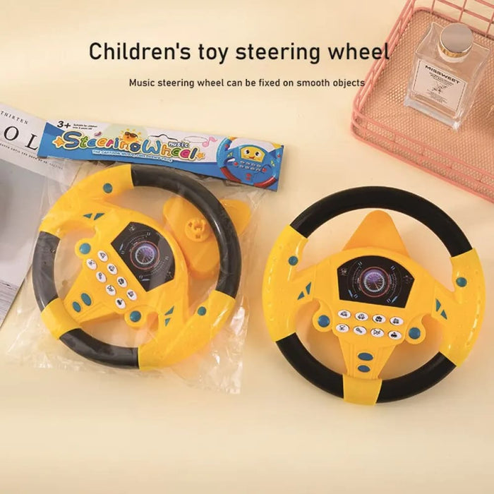 Electric Baby Toy Copilot Steering Wheel With Sound