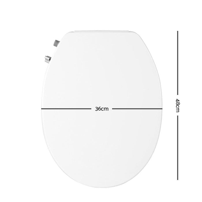 Non Electric Bidet Toilet Seat Bathroom - White