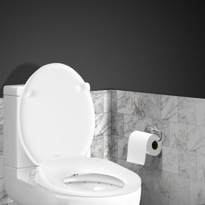 Non Electric Bidet Toilet Seat Bathroom - White