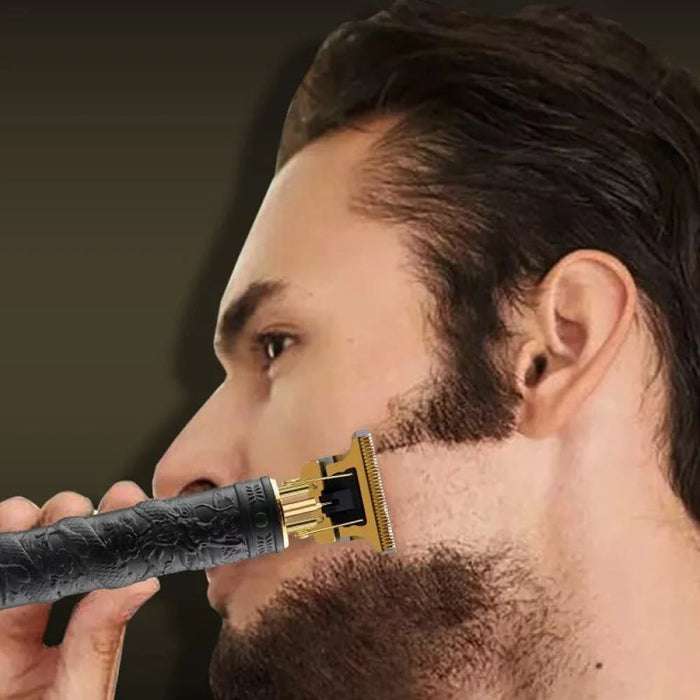 Electric Black Long Dragon Usb Charging Haircutter For Men