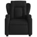 Electric Massage Recliner Chair Black Fabric Txbppin