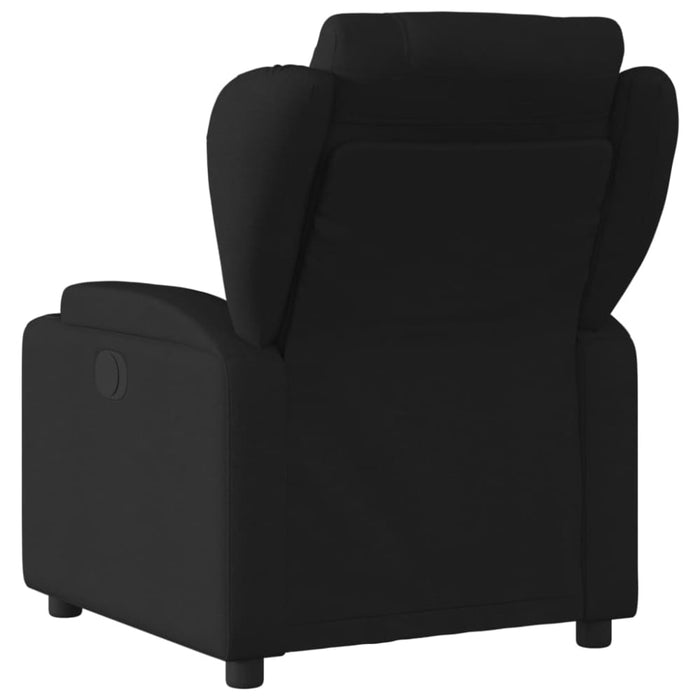 Electric Massage Recliner Chair Black Fabric Txbppin