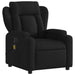 Electric Massage Recliner Chair Black Fabric Txbppin