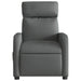 Electric Massage Recliner Chair Dark Grey Fabric Txblnli