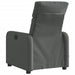 Electric Massage Recliner Chair Dark Grey Fabric Txblnli