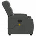 Electric Massage Recliner Chair Dark Grey Fabric Txblntk