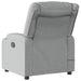 Electric Massage Recliner Chair Light Grey Fabric Txblntn