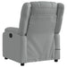 Electric Massage Recliner Chair Light Grey Fabric Txbpipp