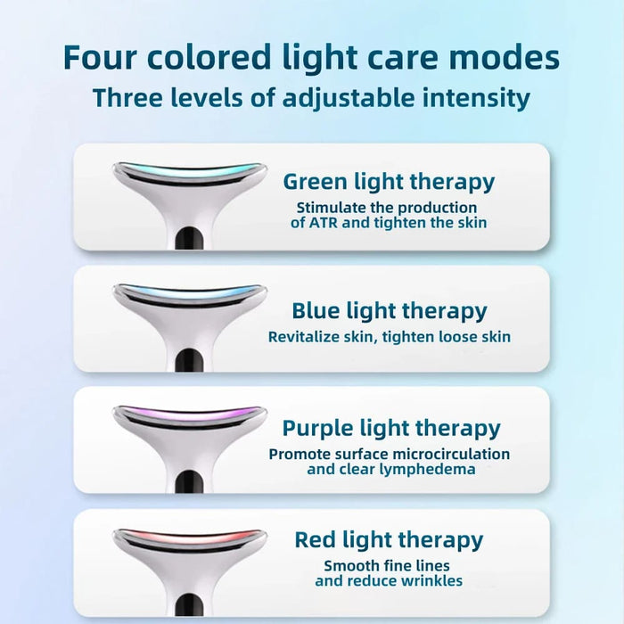 Electric Neck Massager With Ems And Light Therapy