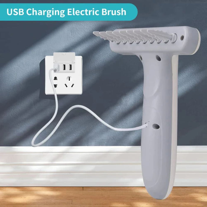 Electric Pet Hair Brush Detangles Knots Tangles Usb Charging