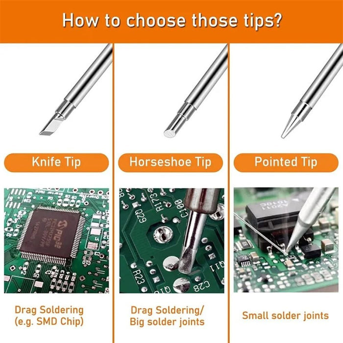 Electric Portable Usb Cordless Soldering Iron 3 Tip Kit Tool