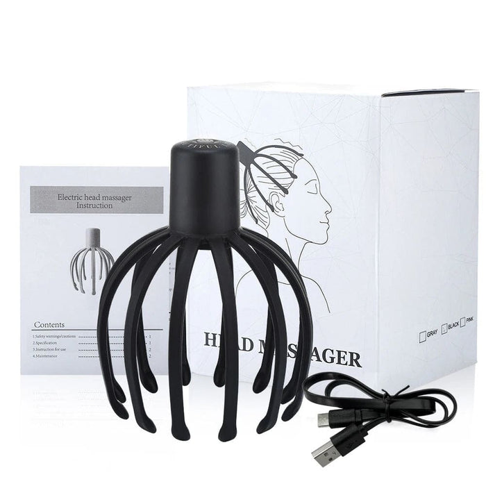 Electric Scalp Massager For Stress Relief And Hair