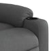 Electric Stand Up Massage Recliner Chair Dark Grey Fabric