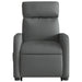 Electric Stand Up Massage Recliner Chair Dark Grey Fabric