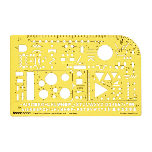 Electrical Drafting Symbols Template Drawing Stencil