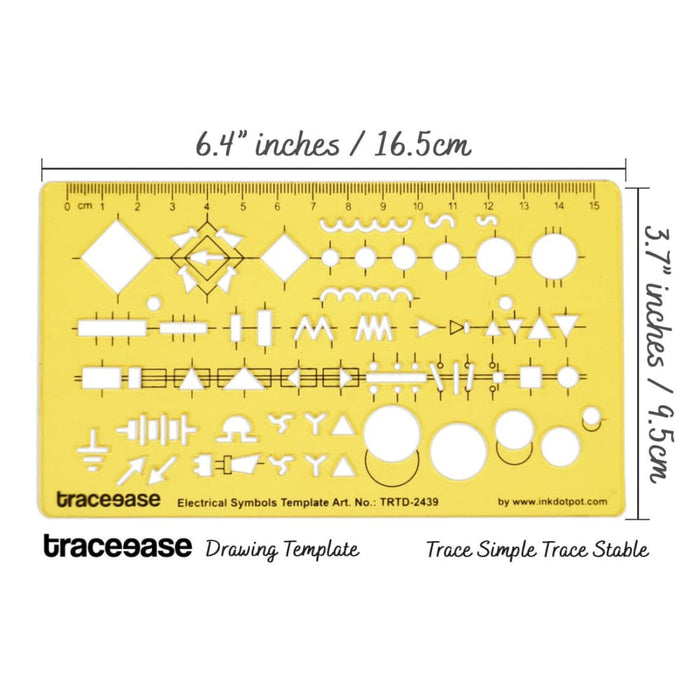 Electrical Drafting Symbols Template Drawing Stencil