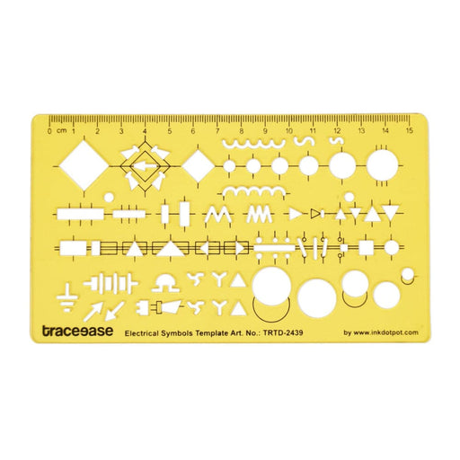 Electrical Drafting Symbols Template Drawing Stencil