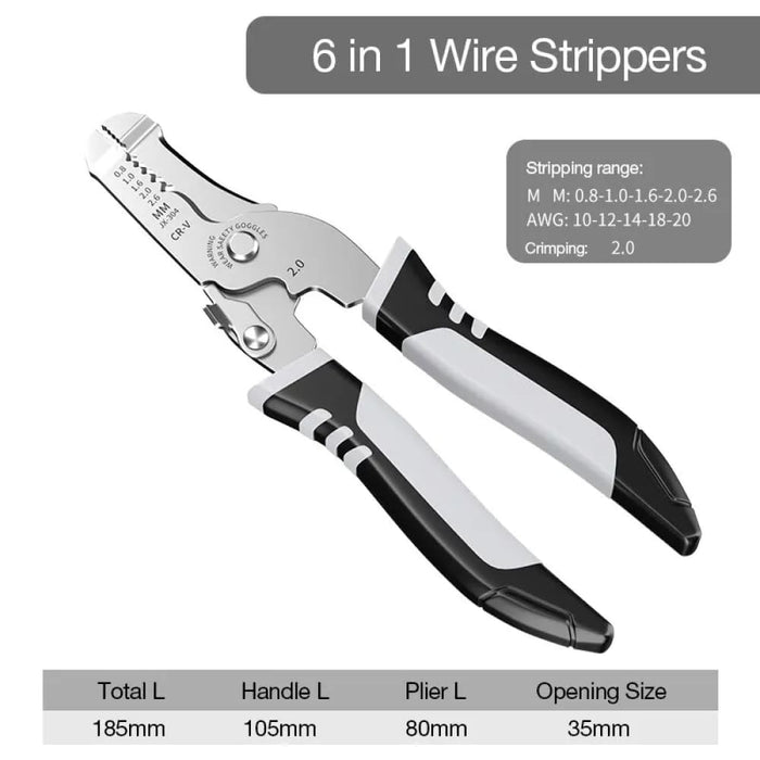 Electrician s Wire Stripping Pliers And Compact