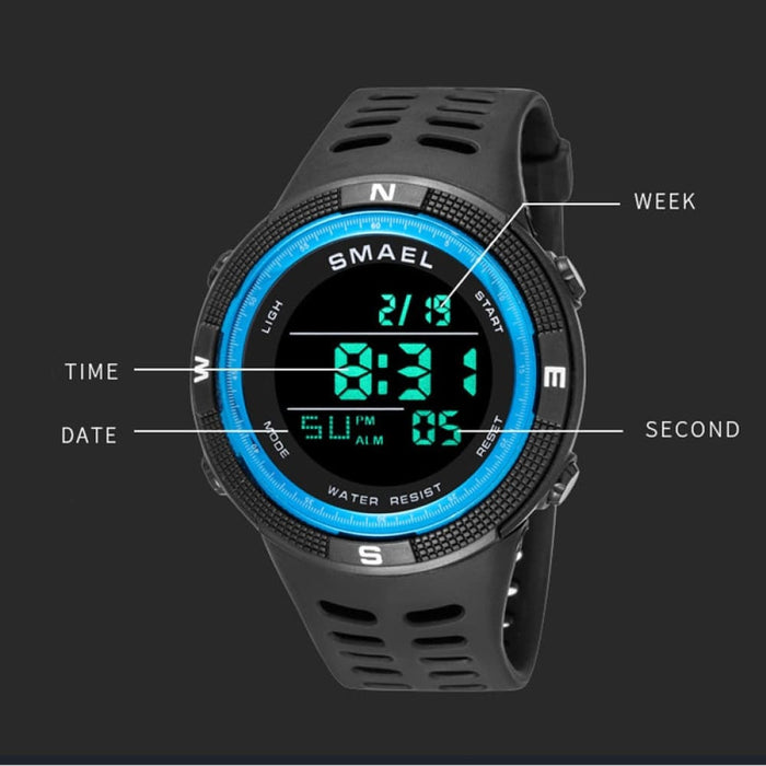 Electronic Led Digital Display Sport Watch