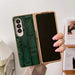 Electroplated Leather Mahjong Phone Case For Samsung Galaxy