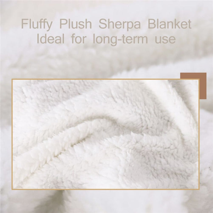 Elephant Sherpa Throw Blanket 3d Printed Animal Bedspread