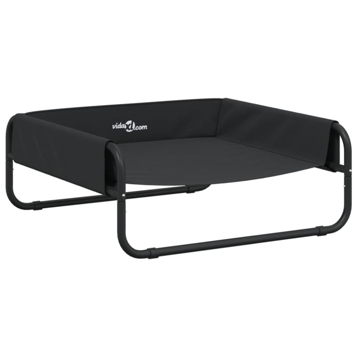 Elevated Dog Bed Anthracite Oxford Fabric And Steel Oixlbo